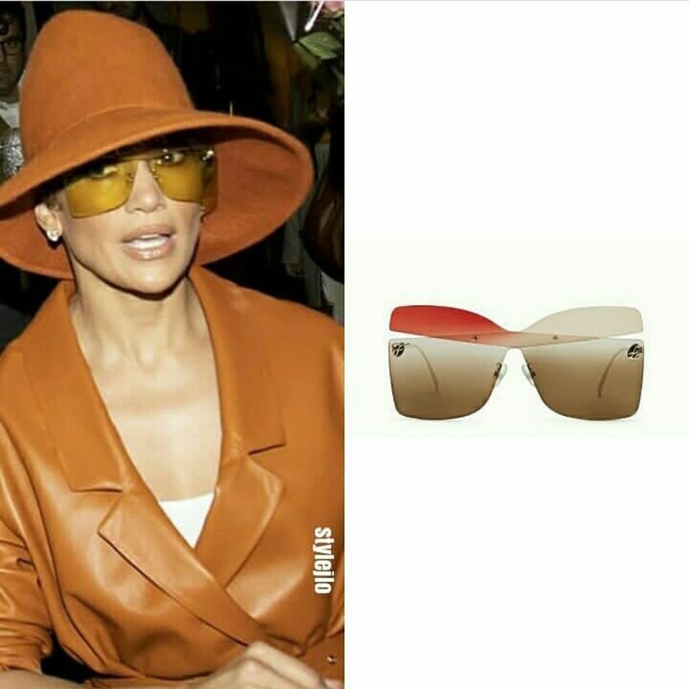 Fendi FF 0399/S 0G63/HA Red Opal Peach Gradient Sunglasses